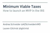 Minimum Viable Taxes: Lessons Learned Building an MVP Inside the IRS