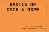 Basics of osce & ospe