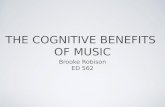 The Cognitive Benefits of Music Education