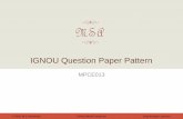 IGNOU Question Paper Pattern >> MAPC >> MPCE013 - Psychotherapeutic Methods