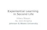 Experiential Learning in Second Life