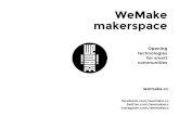 [WeMake Check-in] – 4 months of activities - Mar Jun 16