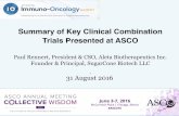 RATIONAL COMBINATION IMMUNOTHERAPY: The best of ASCO16 clinical data