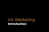 International Marketing - Introduction (2015)