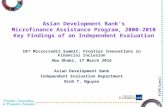 Binh Nguyen, Asian Development Bank, Philippines, Research Symposium, Effective Practices in Microfinance and Financial Inclusion