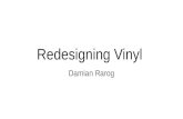 Redesigning vinyl label