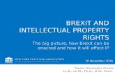 Intellectual Property after Brexit - The Big picture, Brexit Models and state of Eurocracy