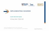Implementing ISO20000