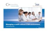 Managing a multi-cultural ITSM environment