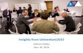 Insights from Univenture 2015 by Nathan Lessons