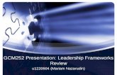 Review: Leadership Frameworks