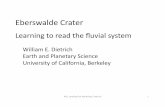 Eberswalde Crater: Learning to Read the Fluvial System