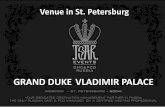 Grand Duke Vladimir Palace - Venues in St. Petersburg 2016