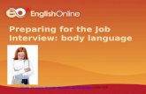 Preparing for the job interview body language