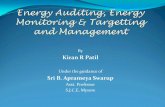 Energy auditing, monitoring& targeting, and management