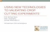 IFPRI-Using new technologies to validating Crop-Cutting Experiments-Michael Mann