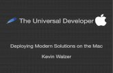 The Universal Developer: Deploying Modern Tcl/Tk Solutions on the Mac