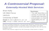 IWMW 2000: A Controversial Proposal
