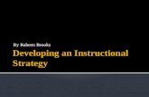 Developing an instructional strategy (m8)