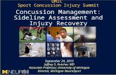Concussion Management:  Sideline Assessment and Injury Recovery by Jeffrey S. Kutcher