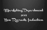 Marketing - Induction 2015