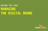 Beyond the logo: Managing the digital brand