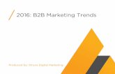 B2B Marketing Trends for 2016