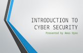 Introduction to cyber security amos