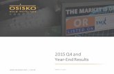 Osisko Gold Royalties - 2015 Q4 and Year-End Results