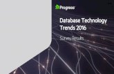 Database Technology Trends 2016 – Survey Results