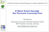 A Short Swim through the Personal Learning Pool
