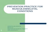 Prevention for musculoskeletal