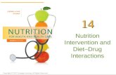 Chapter 14 Nutrition Intervention and Diert-Drug Interactions