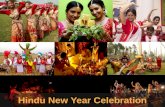 Hindu new year celebration in India