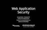 Web Application Security - DevFest + GDay George Town 2016