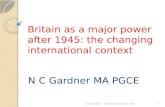 Making of Modern Britain World Role after 1945