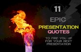 Epic Presentation Quotes to Fire You Up!