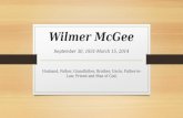 Wilmer McGee--My Dad