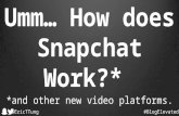 How does SnapChat and Social Live Streaming Video Work?