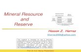 Topic 3- mineral resource and reserve