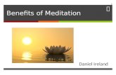 Benefits of meditation and mindfulness on depression