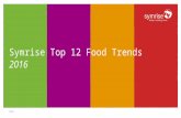 Symrise Top 12 Food Trends 2016