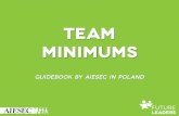 Team minimums guidebook