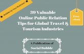 39 valuable online public relation pr tips for global travel & tourism industries