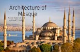 Architecture of mosque