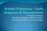 Ectopic Pregnancy – Early Diagnosis and Management