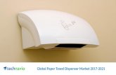 Global Paper Towel Dispenser Market 2017 - 2021