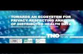 Towards an ecosystem for privacy respecting analysis of distributed health data