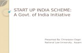 Start up India, 2016 Scheme: Govt. of India initiative