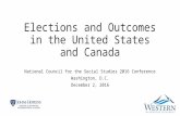NCSS 2016 - Chris Sands - Elections and Outcomes in the United States and Canada